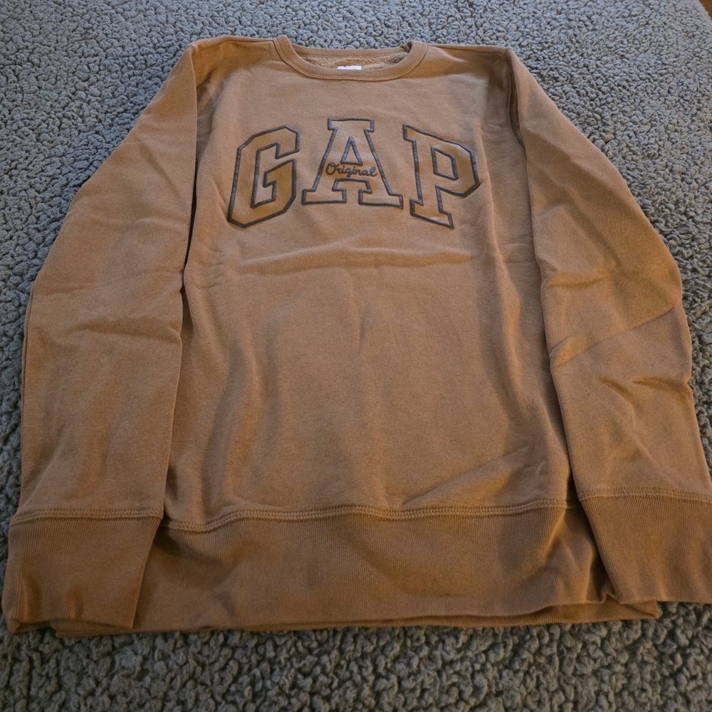 GAP Boy's Tan Crewneck Sweater